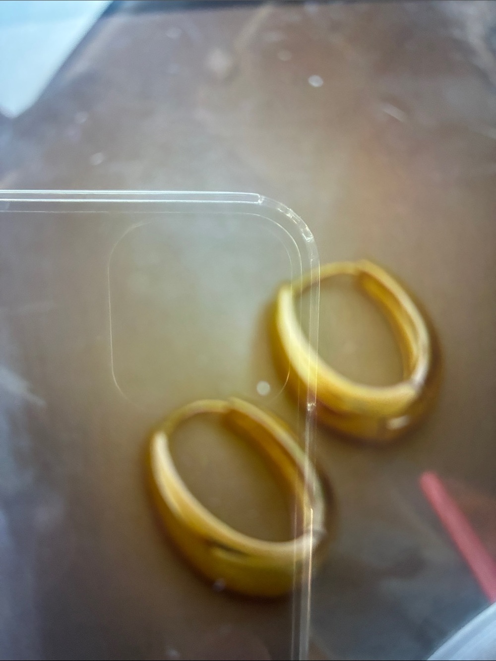 Polished Gold Hoop Earrings — Women’s Classic Everyday Pairgold  plated